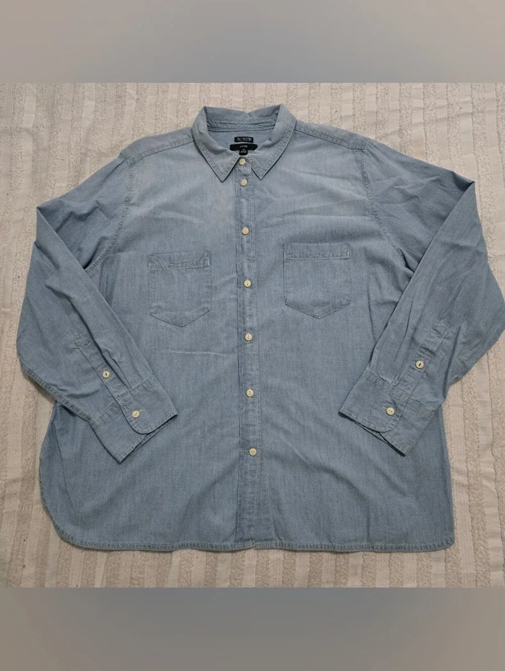 J. Crew - Denim Chambray Button Down Shirt